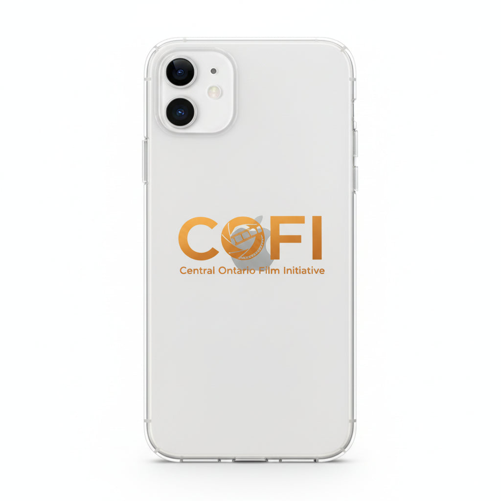 COFI Clear Case for iPhone with gold logo