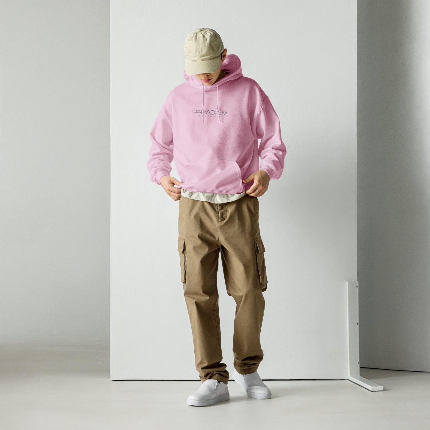Paradigm Pictures Text Hoodie