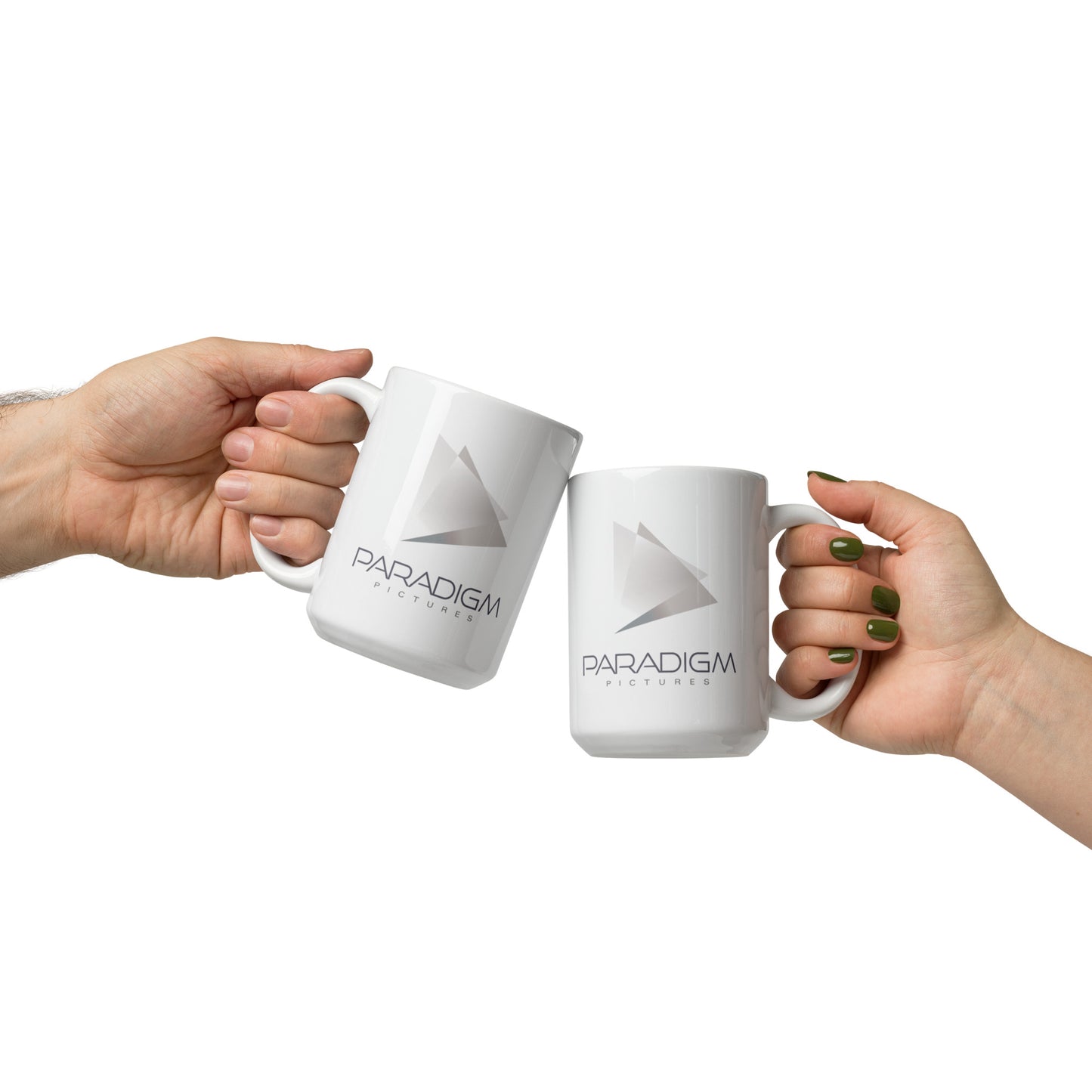 Branded White Glossy Mug