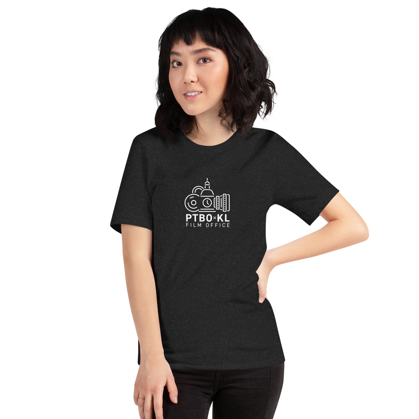 PTBOKL Film Office t-shirt with a white logo