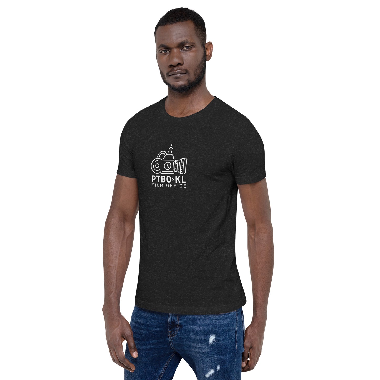 PTBOKL Film Office t-shirt with a white logo