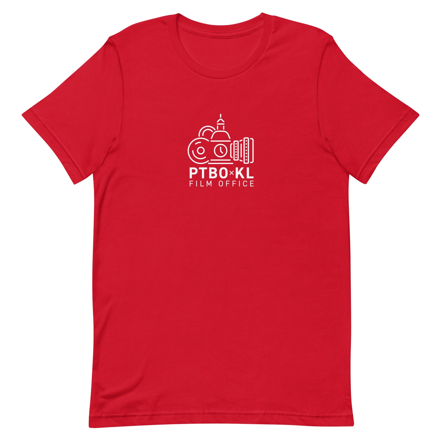 PTBOKL Film Office t-shirt with a white logo