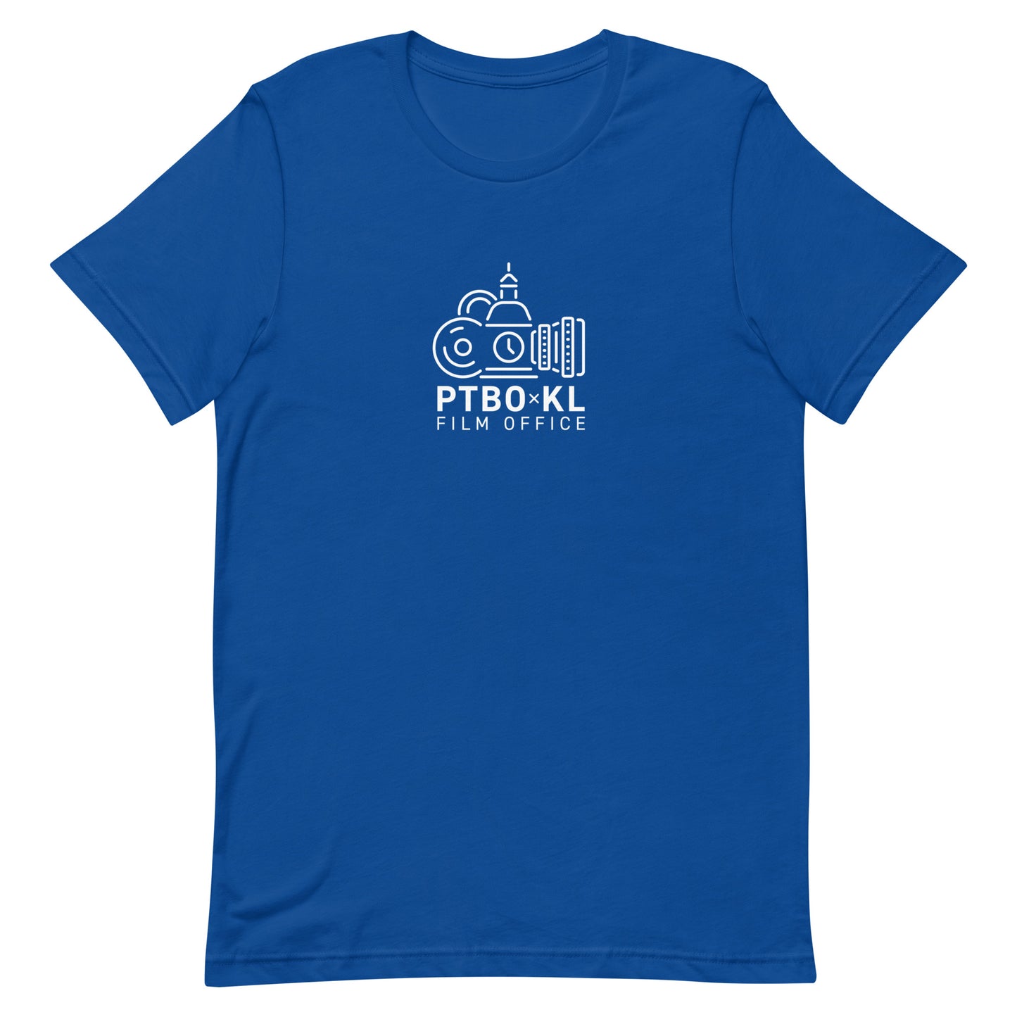 PTBOKL Film Office t-shirt with a white logo